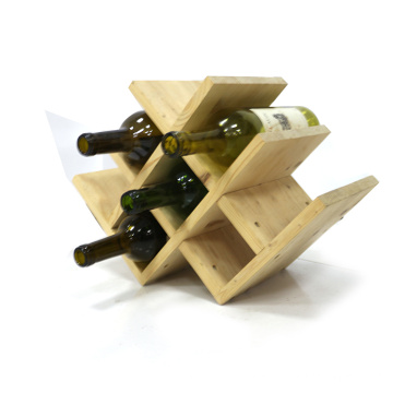 2020 Minghou high quality modern style 8 bottles wooden wine racks